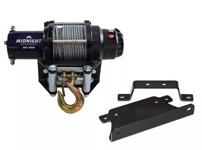 Viper 50 Ft Winch 3000 Lb Steel W/ Mount For Can-Am Outlander 500 2007-12 • $182.16