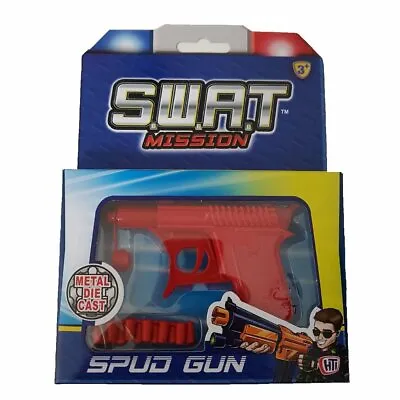 £4 • Buy SWAT Mission Metal Spud Gun With Rubber Bullets