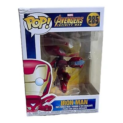 Funko Pop Vinyl Marvel Avengers Infinity War IRON MAN Bobble Head Figure #285 • £10.99