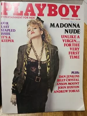 PLAYBOY USA Magazine September 1985 Featuring Madonna FREE POST  • $100