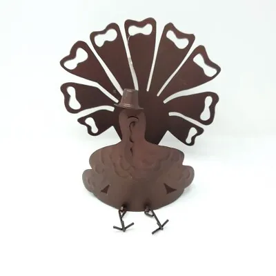 $13.99 • Buy Yankee Candle Turkey Candle Holder Thanksgiving Hold Candle Up To 3.75  Diameter