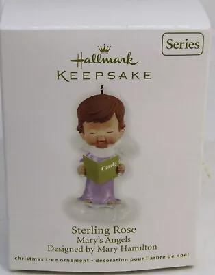 Hallmark Keepsake Mary's Angels Sterling Rose #25 In Series 2012 Ornament • $15