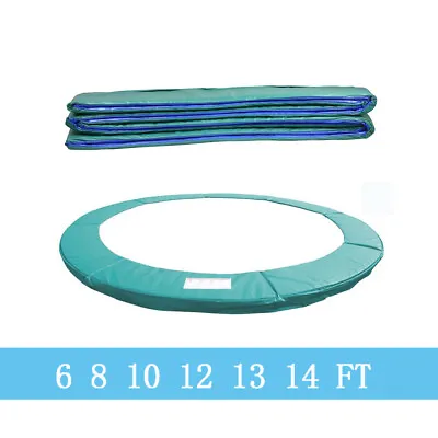 Replacement Trampoline Spring Cover Padding Pads 6FT 8FT 10FT 12FT 14FT Green • £24.99