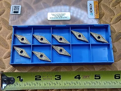 NEW 8pcs Korloy VNMG331 VNMG160404 -MM Grade NC9125 Carbide Indexable Inserts • $49.99