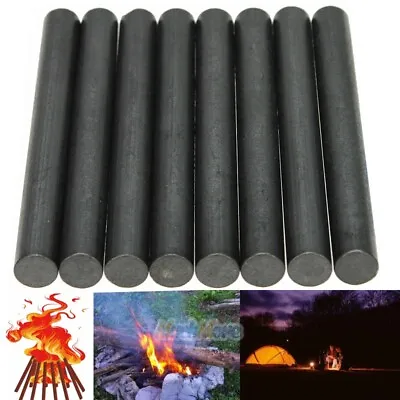 $0.01 • Buy 8x 5/16  Flint Steel Ferrocerium Rod Magnesium Outdoor Camping Fire Starter Kits