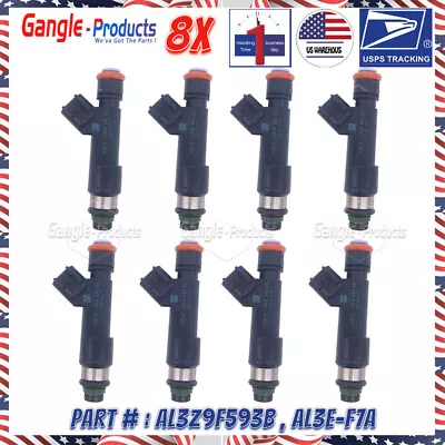 Set Of 8 Fuel Injectors OEM AL3Z9F593B AL3E-F7A For Ford F150 F250SD F350SD • $55.96