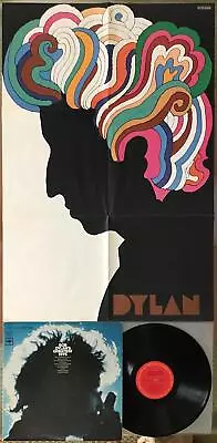 BOB DYLAN'S GREATEST HITS~1976 COLUMBIA CANADA RE W/MILTON GLASER POSTER INSERT • $105.50