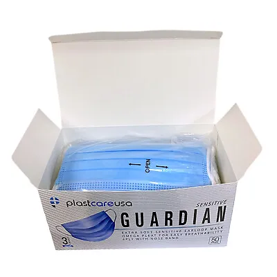 Bulk 500 Or 1000 4 Ply ASTM LEVEL 3 Blue Disposable Medical Surgical Face Masks • $289.99