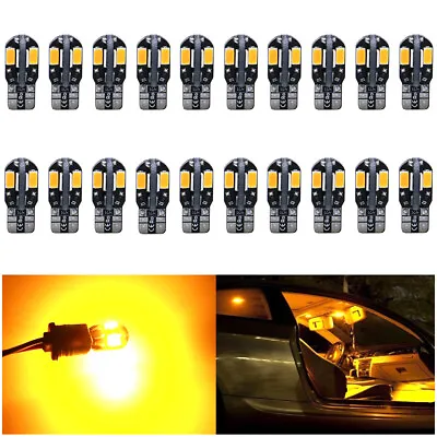 20 X T10 LED 194 168 W5W Interior Map Dome Trunk License Plate Light Bulbs 2886X • $8.86