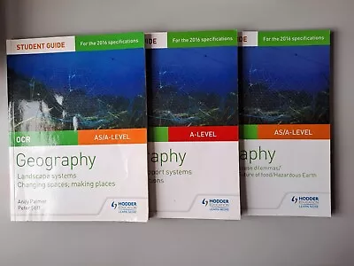 OCR A Level Geography Student Guides PACK OF 3 • £20