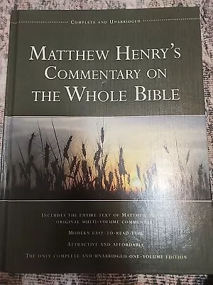 Matthew Henry's Commentary On The Whole Bible : Complete And Unab • $13
