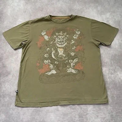Vintage Marc Ecko Japanese Art Shirt Size XL Japan Y2K 2000s Graphic Green       • $22.50