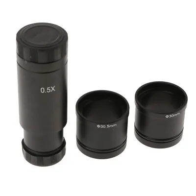 0.5X Camera C-Mount Lens Adapter Digital Eyepiece Microscope 30mm & 30.5mm • £20.82