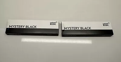 Lot Of 2 MontBlanc Mystery Black 2 Fine Ballpoint Pen Refills Medium 4 Total • $27.99