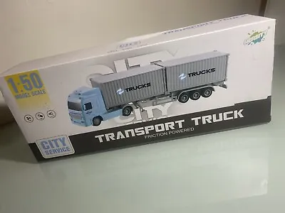 Hersity Transport Truck Friction Powered 1:50 Model Scale • £7.99