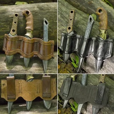 Foam Latex Bendable Rogue Knife Set And Holder. For Costume Or LARP • £58