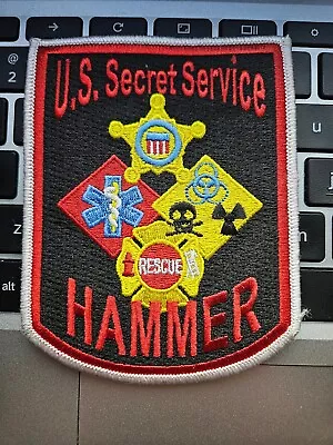 USSS US Secret Service Police Patch HAMMER HAZMAT Patch SWAT DC VA MD • $8