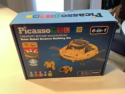 Picasso Tiles 6 In-1 Solar Robot Science Building Kit Imagination Creativity New • $29.99