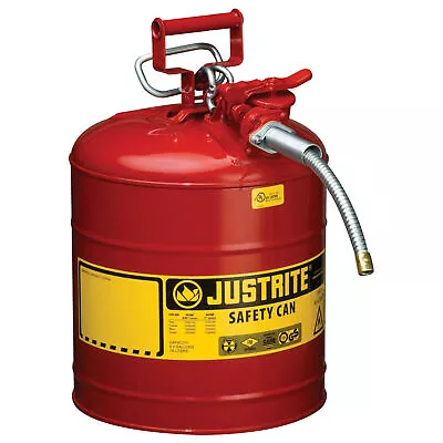 Justrite 7250120 Type II Safety Can 5 Gallon With 5/8  Hose • $148.61