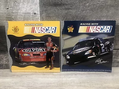 2 Racing With Nascar Jeff Gordon Rusty Wallace Book Bundle • $13.07