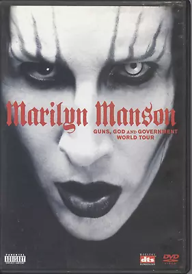 Marilyn Manson Guns God And Government World Tour DVD Free Shipping • $8