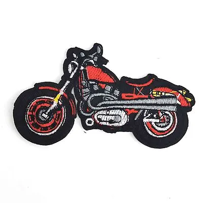 Motorcycle Racing Bike Biker Chopper Embroidered Iron On Patch 2088 • $2.89