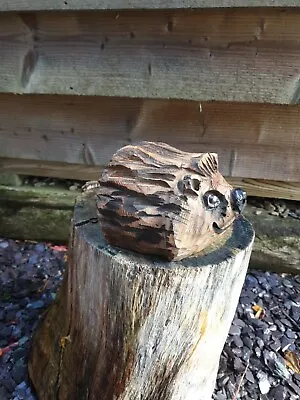 £9.99 • Buy Chainsaw Carved  Hedgehog 
