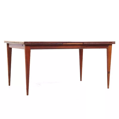Johannes Andersen Style Mid Century Rosewood Hidden Leaf Dining Table • $3847