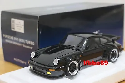 Autoart 1/18 Midnight Porsche 911 930 Turbo Blackbird • $460
