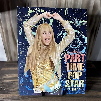 Hannah Montana Miley Cyrus Pop Star 2-Pocket Folder 3-Ring Portfolio • $7.48