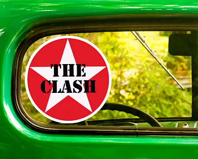 2 THE CLASH BAND DECAL Stickers Bogo For Car Bumper Laptop Window  • $3.95