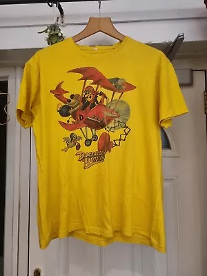 Wacky Races T Shirt Iconic Catch The Pidgeon Print.bold Yellow  • £8