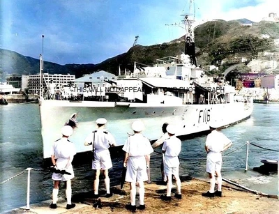 £1.99 • Buy Royal Navy Sloop Hms Amethyst Departing Hong Kong In September 1949