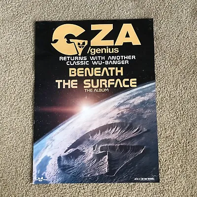 🔴 Wu-Tang Poster Gza Beneath The Surface 18x24 Rare Killah Priest Rza Classic • $250