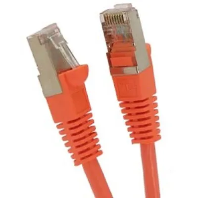 Cat6 Shielded SSTP Ethernet  Booted Patch Cable 0.5 1ft 2ft 3ft 5ft 7ft 10ft Lot • $3.89