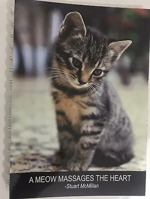 2024-2025 Year Diary Kitten A Meow Massages The Heart A5 WEEK TO VIEW • $14.97