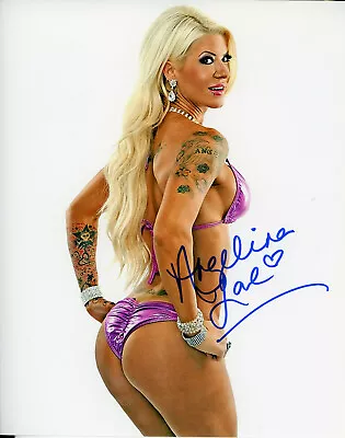 Angelina Love Autographed 8x10 WWE WWF TNA Diva Free Shipping Rare #4 • $22