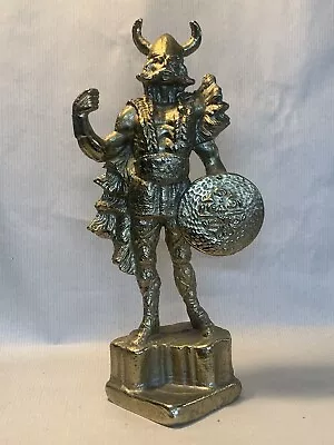 £19.99 • Buy Vintage Brass Nordic Viking Norseman, Figure/Statue