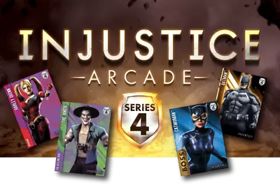 DC Injustice Cards (FOIL Series 4) Gods Among Us Arcade Game Mint YOU PICK 1 • $0.99