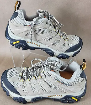 Merrell Moab Ventilator Taupe Tan Women's Size 8 Vibram Hiking Low Shoes J86612 • $34.99