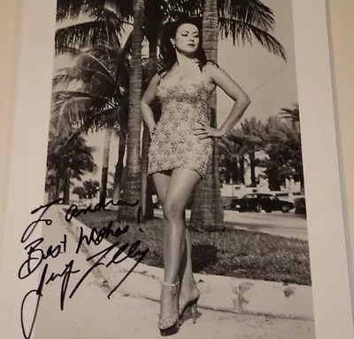 Jennifer Tilly /  Striking  8 X 10  B&w  Autographed  Photo  • $60