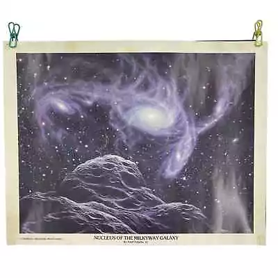 Vintage Space Poster Nucleus Of The Milky Way Galaxy Adolf Schaller 23  X 18  • $24.95