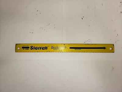 Starrett SF1210-5 Greenstripe Solid High Speed Steel Power Hacksaw Blade • $18