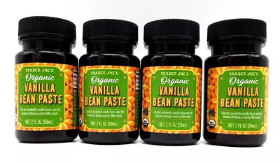 4 Bottles Trader Joe's Organic Vanilla Bean Paste Best By January 2025 • $28