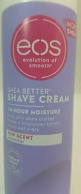 EOS ~Shea Better Shave Cream ~Lavender ~Works Wet/Dry ~7 Fluid Ounce • $7.95