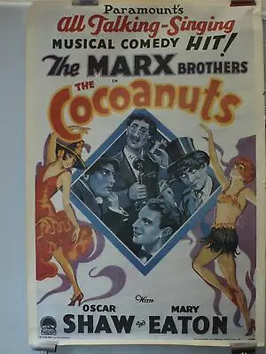 Cinema / Film Poster - 'cocoanuts' - The Marx Brothers • £9.99