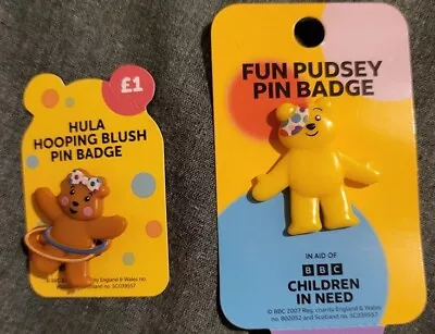 Charity Pin Badge X2 Children In Need Bears • £4.50
