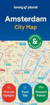 Lonely Planet Amsterdam City Map 2 2 (Map) By Lonely Planet • $17.63