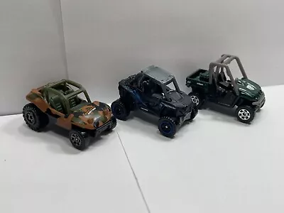 1/64 Matchbox Lot Of 3 UTV Buggy (Baja Bandit Polaris RZR Yamaha Rhino) • $7.50