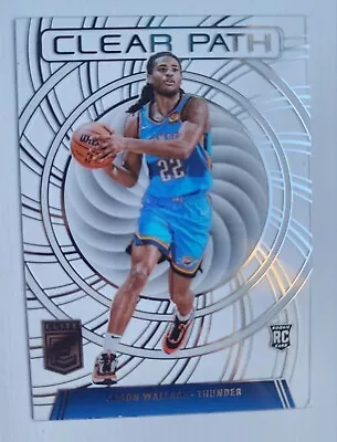 2023-24 Donruss Elite Basketball - Clear Path RC#8 - Cason Wallace THUNDER NBA • $0.99